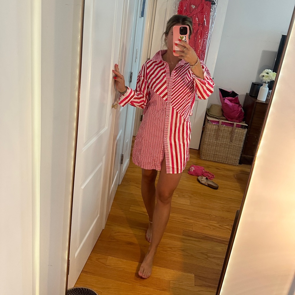 Solid & Stripped Cover up / Dress